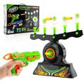 Shooting Targets for Nerf Guns Shooting Game Glow in The Dark Floating Ball Target Practice Toys for Kids Boys Hover Shot 1 Blaster Toy Gun 10 Soft Foam Balls 3 Darts Gift