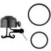 PRO BIKE TOOL Bicycle Bell for Handlebars - Crisp Clear & Long Sound (Black)