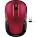 Logitech - M325 Wireless Optical Ambidextrous Mouse - Red