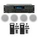 Technical Pro 1500 Watt Home Karaoke Machine System+(4) 6.5 Ceiling Speakers