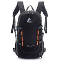 Lightweight Hiking Backpack 30L Large Backpack with Back Ventilation & Hydration System Trekking Backpack Made of Breathable 3D Air Mesh Polyester Camping Outdoor Hiking Backpack(Black)