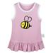 Animal Bee Sweet Pattern Dresses For Baby Newborn Babies Skirts Infant Princess Dress 0-24M Kids Graphic Clothes (Pink Sleeveless Dresses 12-18 Months)