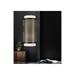 CWI Lighting Checkered 2 Light Contemporary Metal Wall Sconce in Black