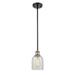 Innovations Lighting 516-1S Caledonia Caledonia 5 Wide Mini Pendant - Black Antique Brass