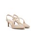 Wide Width Women's Santorini Pump by LifeStride in Taupe Fabric (Size 9 W)