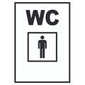 WC Herren Schild A0 (841x1189mm)