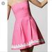 Lilly Pulitzer Dresses | Lilly Pulitzer Betsy Dress Empire Waist Pink White Rare | Color: Pink/White | Size: 2