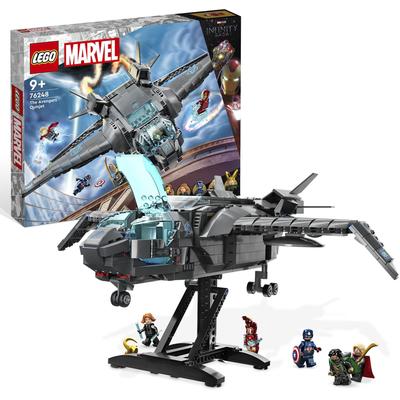 Konstruktionsspielsteine LEGO "Der Quinjet der Avengers (76248), LEGO Marvel" Spielbausteine bunt Kinder Ab 9-11 Jahren