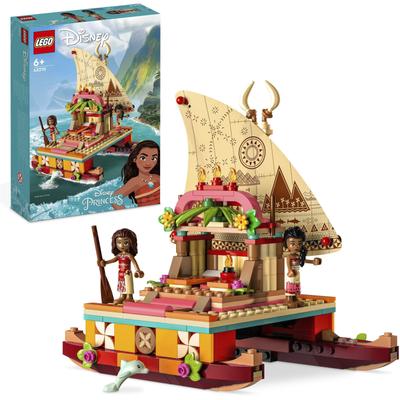 Konstruktionsspielsteine LEGO "Vaianas Katamaran (43210), LEGO Disney" Spielbausteine bunt Kinder Made in Europe