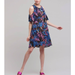 Anthropologie Dresses | Anthropologie Maeve Elia Floral Dress | Color: Blue/Pink | Size: 14