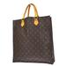 Louis Vuitton Bags | Authentic Louis Vuitton Sac Plat Hand Bag Monogram Leather Brown France | Color: Brown | Size: W 14.2 X H 15 X D 3.5 " (Approx.)