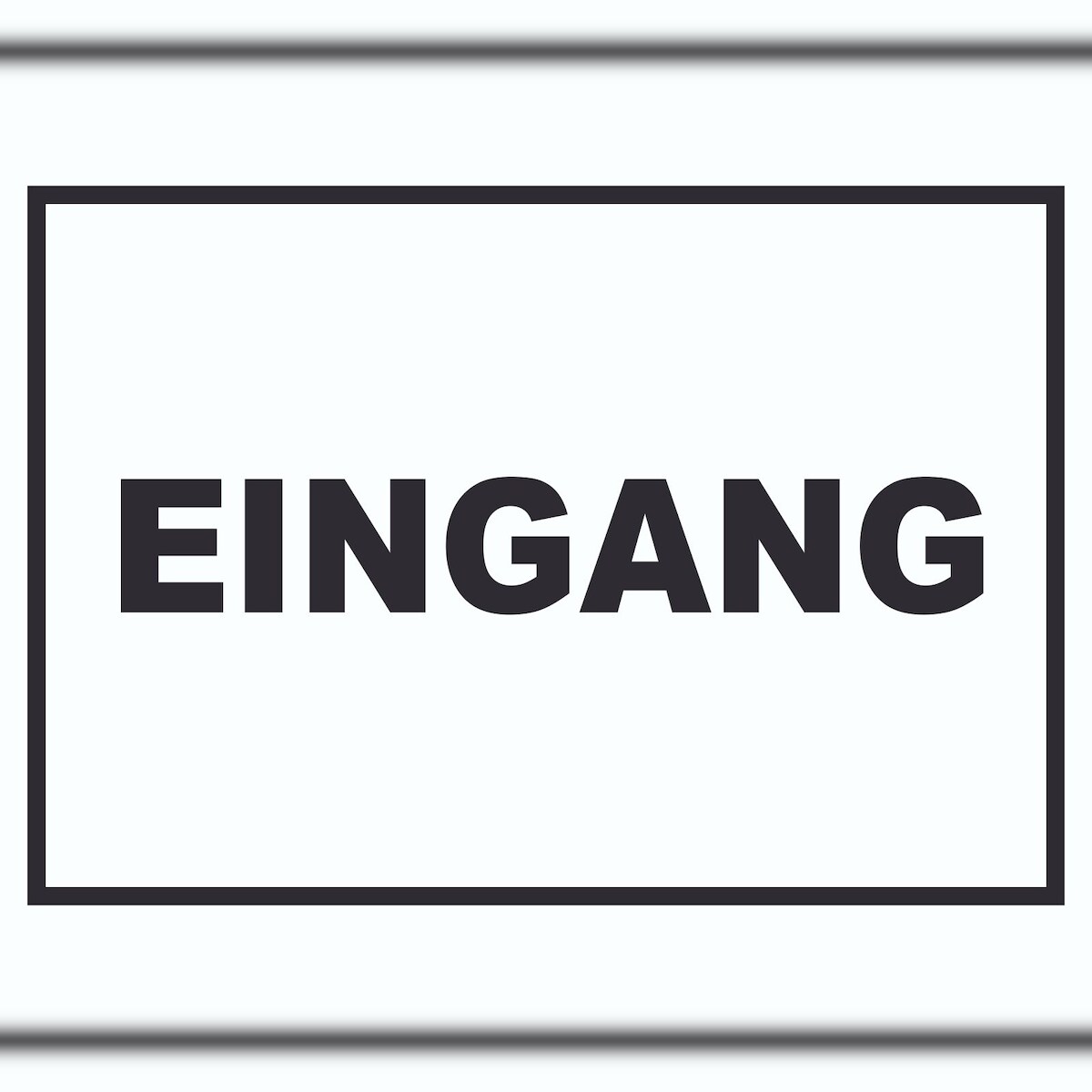 Eingang Schild A0 (841x1189mm) Image
