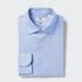 Men's Super Non-Iron Slim-Fit Shirt (Semi-Wide Collar) with Shape-Retaining | Light Blue | 2XL | UNIQLO US