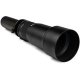 Opteka 650-1300mm f/8-16 Preset Telephoto Zoom Lens for T Mount (Black) OP6501300MM-BK