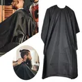 Coupe de cheveux professionnelle Cape Perm châle tablier noir Capes de coiffure barbier Wai tissu