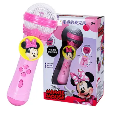 Microphone chantant princesse Disney pour filles jouets Minnie musique congelée chanson bébé