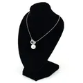 Mini porte-bijoux noir 2021 Mannequin buste collier pendentif Bracelets présentoir