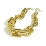 MANILAI-Colliers de déclaration de déclaration de document en or pour femmes collier à bavette