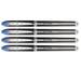 uniball Vision Elite Stick Roller Ball Pen Blue Super Fine 4 Pens (69177)