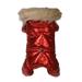 Autumn Winter Pet Dog Clothes Four-legged Clothes Hooded Warm Comfortable Waterproof Pet Clothing for Small Dog Thicken Clothes