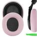 Geekria NOVA Mesh Fabric Replacement Ear Pads for Beach Stealth 400 500X 700X 420X Ear Force XO SEVEN XP500 PX5 PX4 X42 Headphones Ear Cushions Ear Cups Cover Repair Parts (Pink)