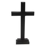 Homemaxs Solid Wood Cross Shape Adorn Religious Home Decoration Wooden Cross Wall Pendant