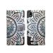 ZTE Avid 559 Wallet Pouch Cover Cell Phone Case - Blue Abstract