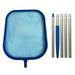 6-Piece Skimmer Net Telescopic Swimming Pool Cleaner Home Use