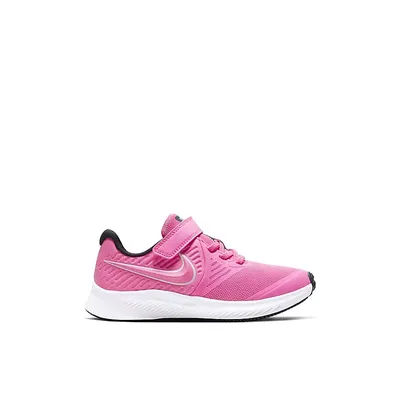Nike Girls Star Runner 2 Sneaker Running Sneakers - Pink Size 10.5M