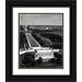 Highsmith Carol 26x32 Black Ornate Wood Framed with Double Matting Museum Art Print Titled - National Mall Lincoln Memorial and Washington Monument Washington D.C. - Black and White Variant