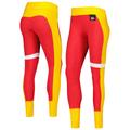 Women's KIYA TOMLIN Red/Gold Kansas City Chiefs Colorblock Tri-Blend Leggings