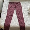 American Eagle Outfitters Jeans | Burgundy “Jeggings” / Leggings From American Eagle - Size 6 | Color: Red | Size: 6