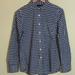 J. Crew Tops | J Crew Size 2 Black & White Checkered Button Down Shirt With Round Neck | Color: Black/White | Size: 2