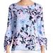 Lilly Pulitzer Tops | Lilly Pulitzer Women's Bright Navy Langston Tie Sleeve Top. Size S. | Color: Blue/Pink | Size: S