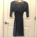Anthropologie Dresses | Anthropologie Velvet Dress Size Small | Color: Blue | Size: S