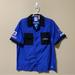 Adidas Shirts | Adidas Originals Tgp Ss Motorcycle Short Sleeve Button-Down Shirt-Size M Nwt | Color: Black/Blue | Size: M