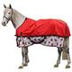 John Whitaker Unisex Whitaker Horse and Pony Red Ladybird Airflow Pferdedecke mit 600D wasserdichtem Netzrock, Rot, Größe 39