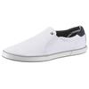 Slip-On Sneaker TOMMY HILFIGER "ICONIC SLIP ON SNEAKER", Herren, Gr. 46, weiß, Textil, sportlich, Schuhe, Slipper, Freizeitschuh, Halbschuh mit seitlichen Stretcheinsätzen
