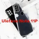 Coque de protection en TPU souple en Silicone pour Ulefone Note 11P coque de protection noire mince