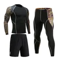 Rashgarda MMA – combinaison de course thermique pour hommes sous-vêtements de sport à Compression