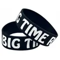 Bracelet en silicone I Love Big Time Rush pour la musique 1 pouce de large 1 PC