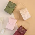 Mini sac à main en papier décoratif avec poignée boîtes de faveur de mariage coffrets cadeaux pour