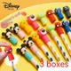 Étui à crayons en plastique de dessin animé Disney pour enfants capuchon en caoutchouc souple