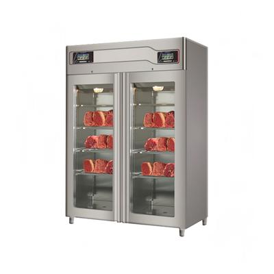 Omcan 45176 Maturmeat Meat Aging Cabinet - 220lb + 220lb Capacity, 220v, Stainless Steel