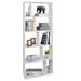 Costway 66 Inch Tall 5 Tiers Wood Bookshelf with 10 Open Compartments-White