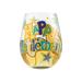 enesco Lolita SWG Happy Retirement Glass in Blue/Green/Yellow | 4.5 H in | Wayfair 6006303