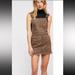 Free People Dresses | Free People Torn-Up Leopard Print Skirt Overalls Size 6 | Color: Brown/Tan | Size: 6