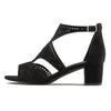 Riemchensandalette LASCANA "Sommerschuh", Damen, Gr. 42, schwarz, Obermaterial: 100% Textilmaterial. Futter: 100% Lederimitat. Decksohle: 100% Lederimitat. Laufsohle: 100% Synthetik, unifarben, modisch, Schuhe, Sandalette, Sommerschuh mit Cut-Outs...