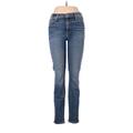 7 For All Mankind Jeans - Mid/Reg Rise: Blue Bottoms - Women's Size 7