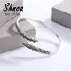 Bracelet ailes d'ange en argent Sterling 925 pour femme et fille breloque ouverte Vintage plume